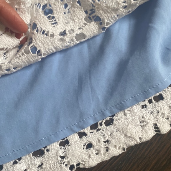 Aqua - guipure lace dress - sz. L. - Picture 3 of 5